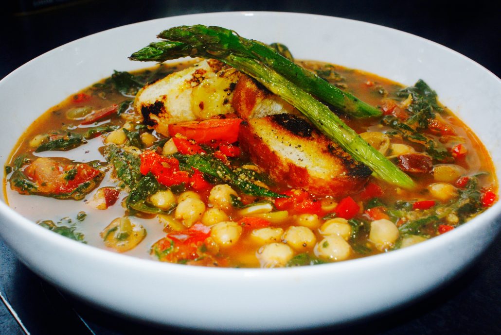 Spanish Chickpea and Spinach Stew